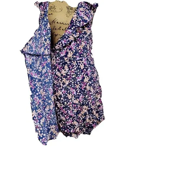 Sanctuary Floral Wrap Dress Size M - Picture 11 of 14